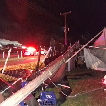 Tempestade com ventos de até 95 km/h causa tragédia durante formatura em Regente Feijó